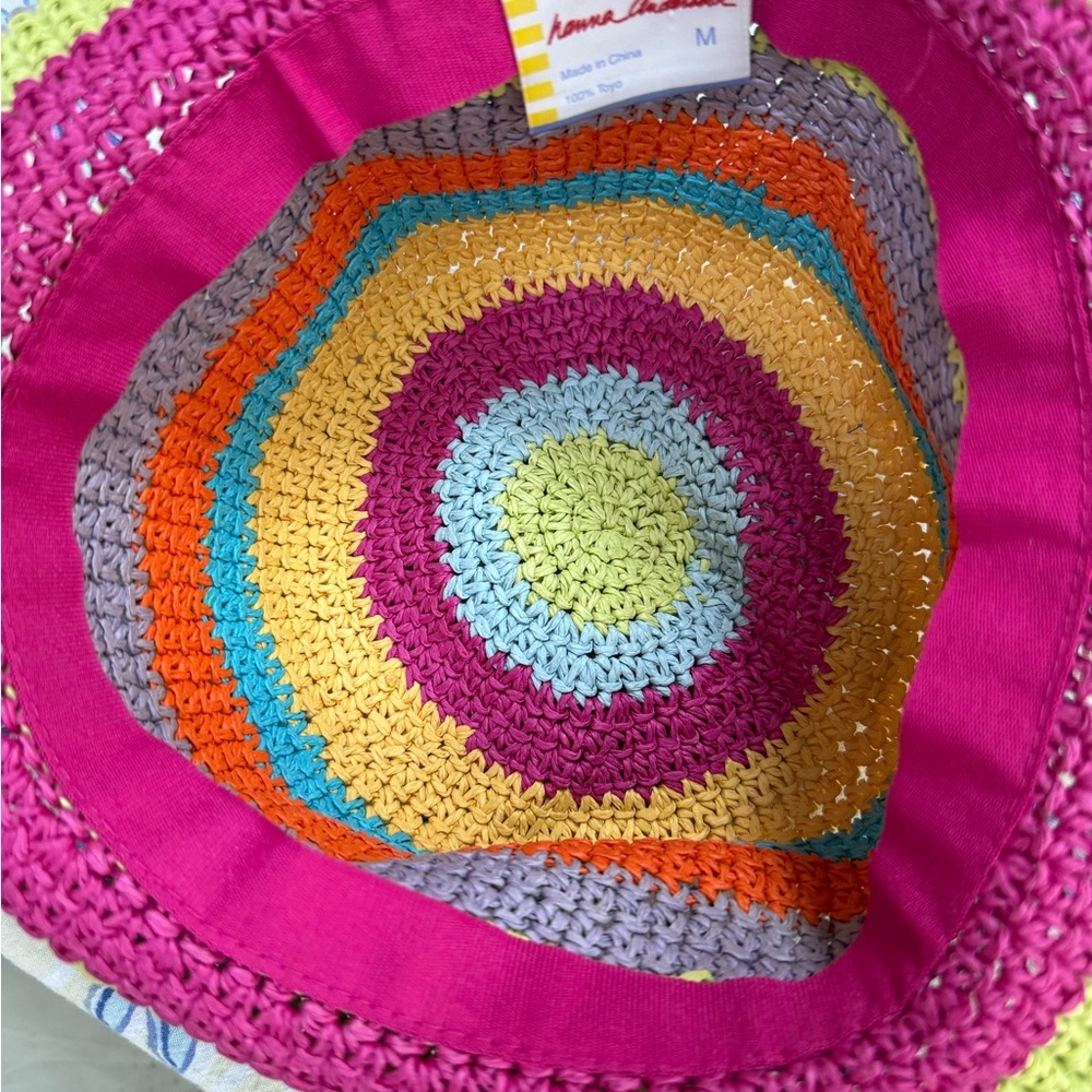 NWOT HANNA ANDERSSON GIRL’S COLORFUL HAT-MEDIUM - Picture 3 of 5